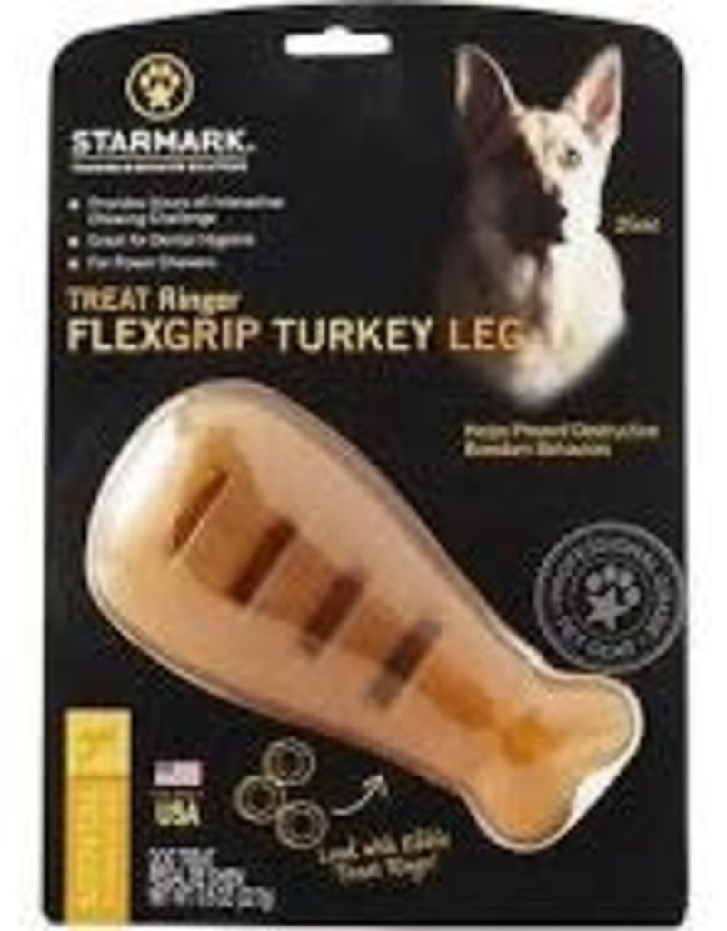 StarMark StarMark Treat Ringer Flex Grip Turkey Leg