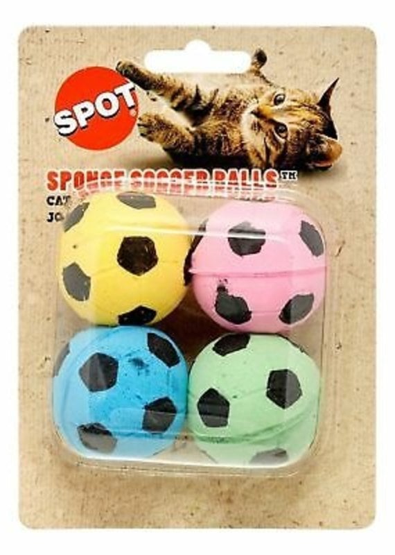 Ethical Spot Sponge Soccer Balls 4pk