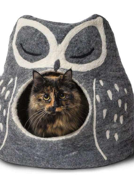 Karma Cat Distinctly Himalayan Karma Cat Felted Cat Cave