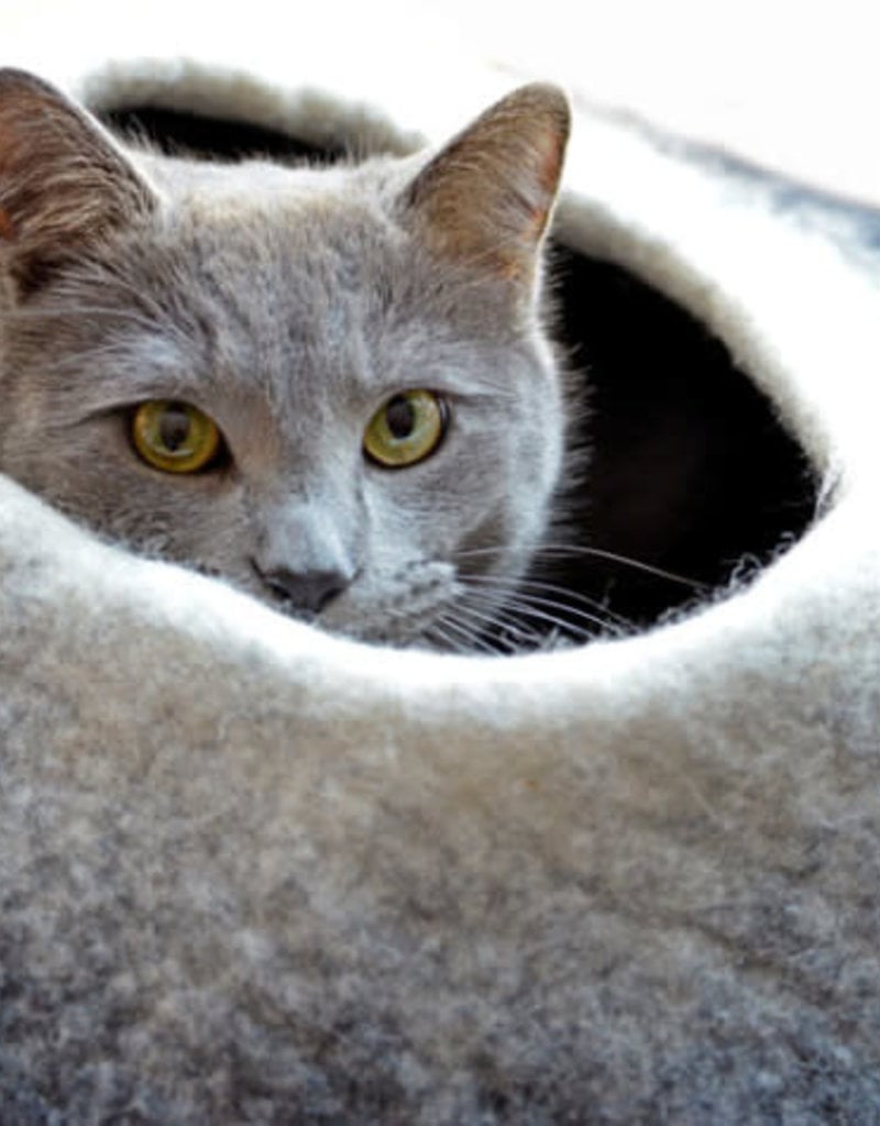 Dharma Dog Distinctly Himalayan Karma Felted Cat Cave