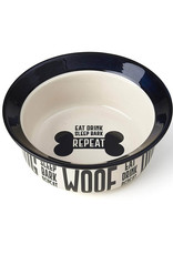 Petrageous Designs Petrageous Eat Drink Repeat 6" Bowl