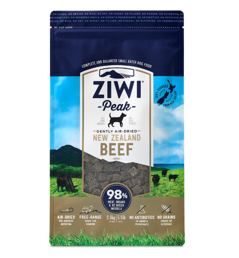 ZIWI Peak Air Dried Beef Recipe 1Kg 3袋 Ziwi Dog Air-Dried Beef - Tabby & Jack's Pet Supplies and Grooming