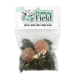 From the Field From The Field Billy Bob the Cork Ball 2pk w/ catnip