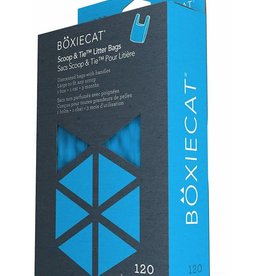 Boxie Cat Boxie Cat Scrape & Tie Litter Bags 120ct