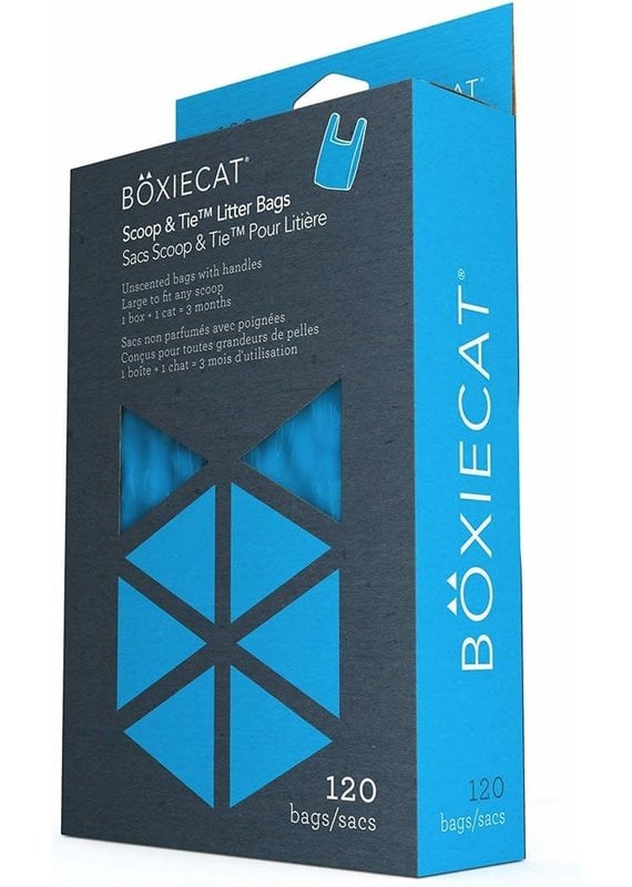 Boxie Cat Boxie Cat Scrape & Tie Litter Bags 120ct