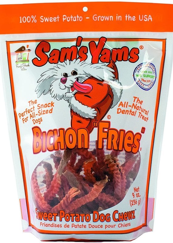 Front Porch Pets, Inc. Sam's Yams Bichon Fries 9oz