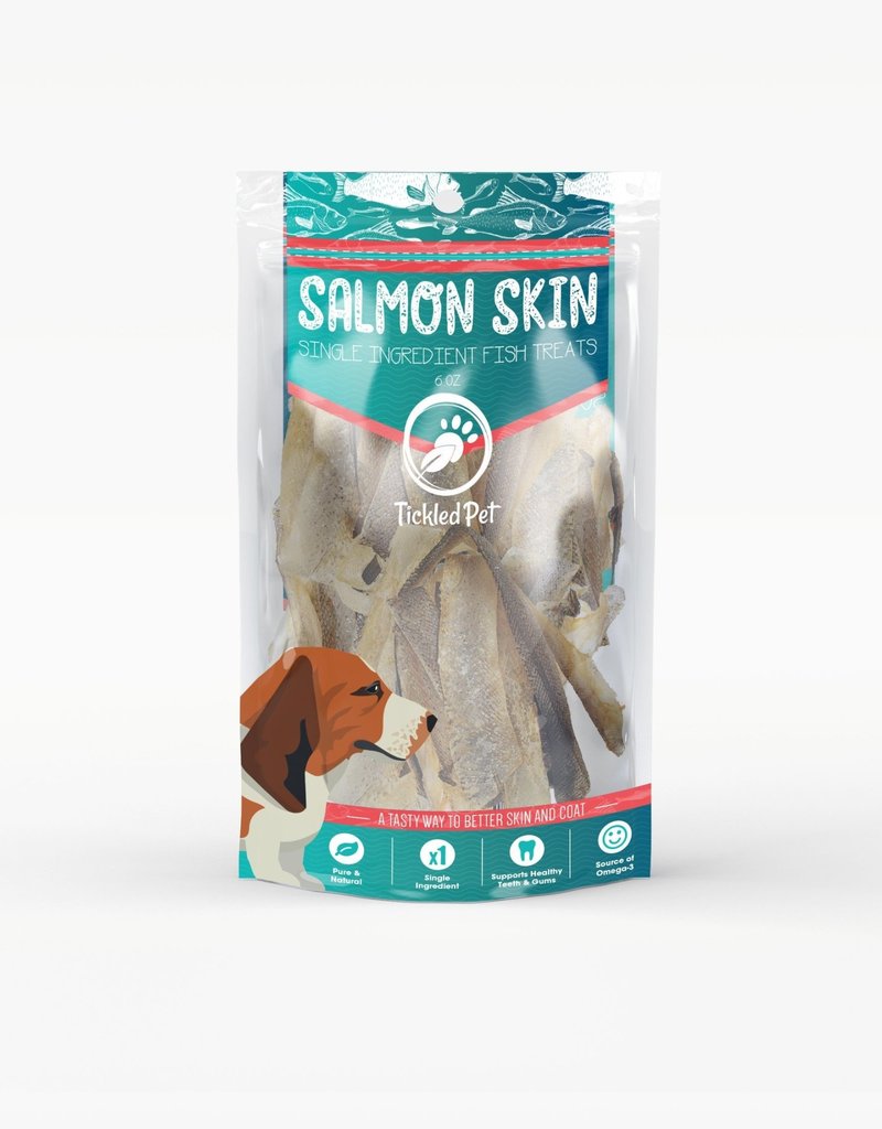 Tickled Pet Tickled Pet Natural Salmon Skin 6oz