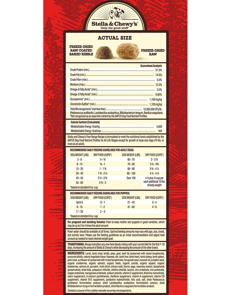Stella & Chewys Stella & Chewy's Raw Blend GF Free Range