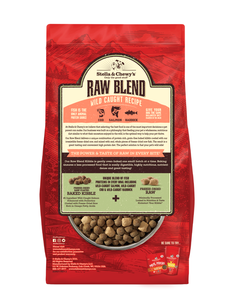 Stella & Chewys Stella & Chewy's Raw Blend GF Fish