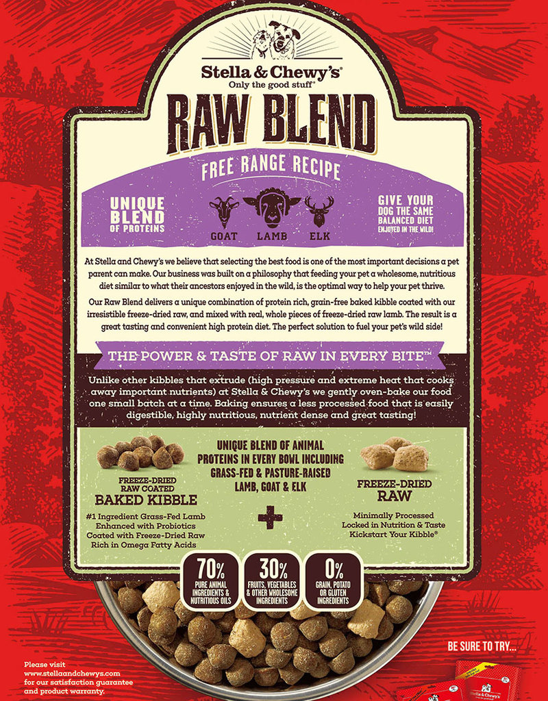 Stella & Chewys Stella & Chewy's Raw Blend GF Free Range