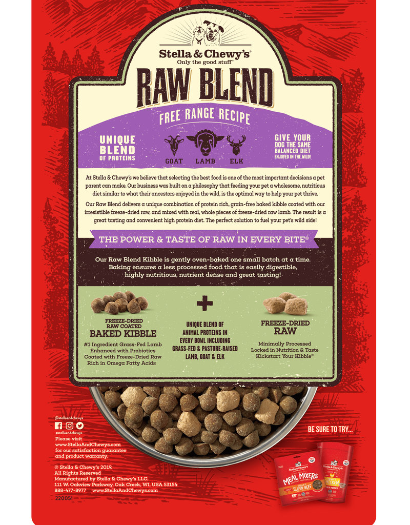 Stella & Chewys Stella & Chewy's Raw Blend GF Free Range