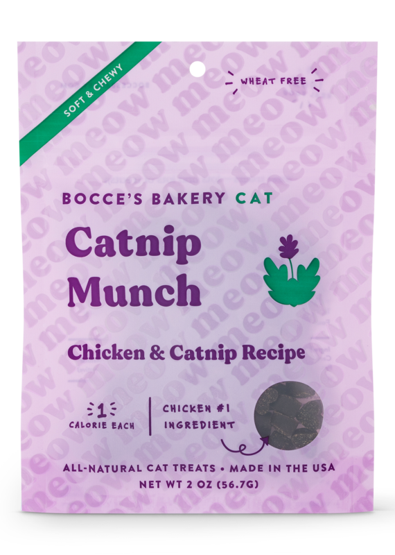 Bocces Bocces Cat Soft & Chewy Treats Catnip Munch 2oz