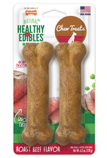 Nylabone Nylabone Edibles Roast Beef Petite 2pk