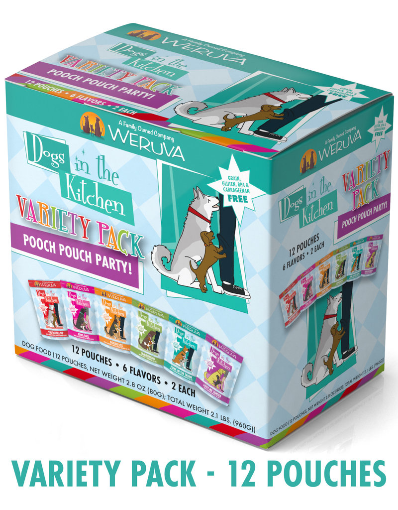 Weruva Weruva Dog In The Kitchen Doggie Variety Pouches 2.8oz