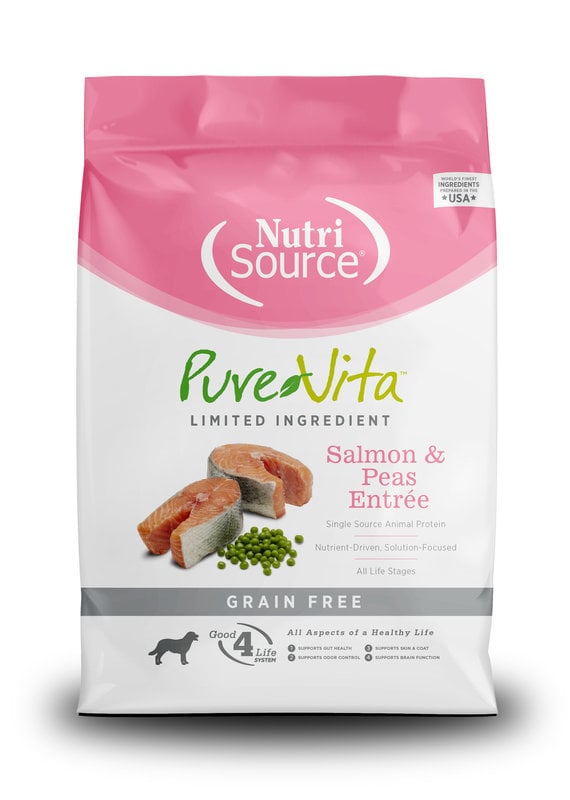 NutriSource NutriSource PureVita Salmon & Pea 5 lb