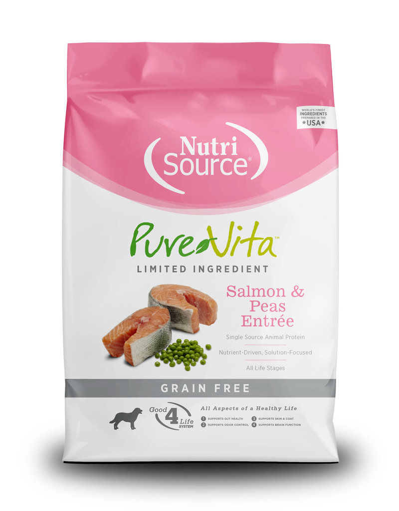 NutriSource NutriSource PureVita Salmon & Pea 5 lb