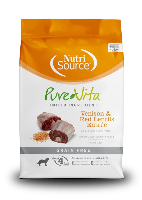 NutriSource NutriSource Pure Vita Venison & Red Lentils