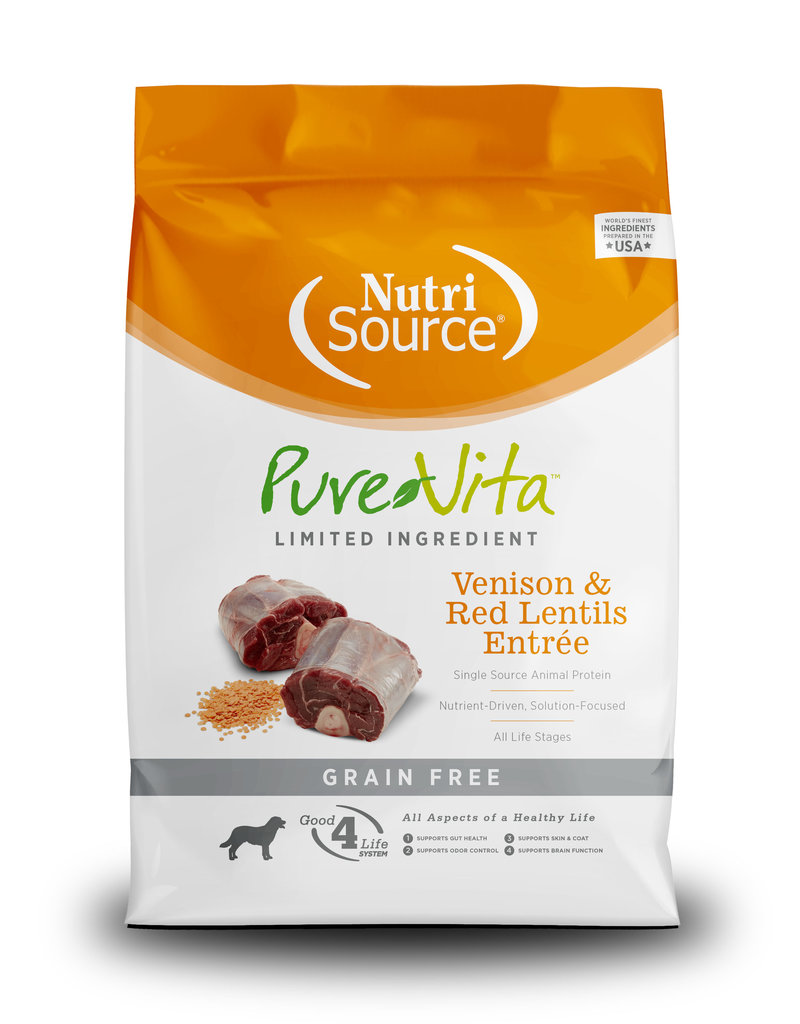 NutriSource NutriSource Pure Vita Venison & Red Lentils