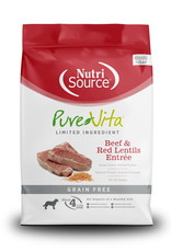 NutriSource NutriSource Pure Vita Beef and Red Lentils