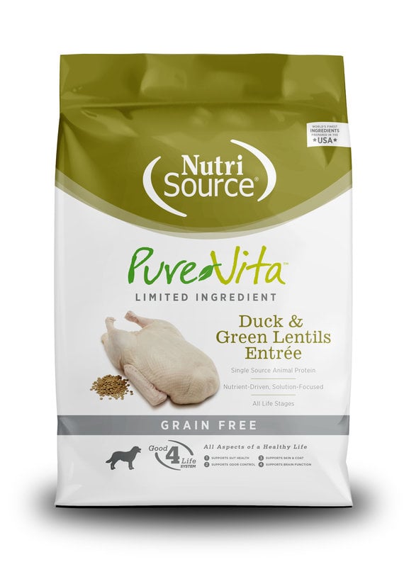 NutriSource NutriSource Pure Vita Duck and Green Lentils