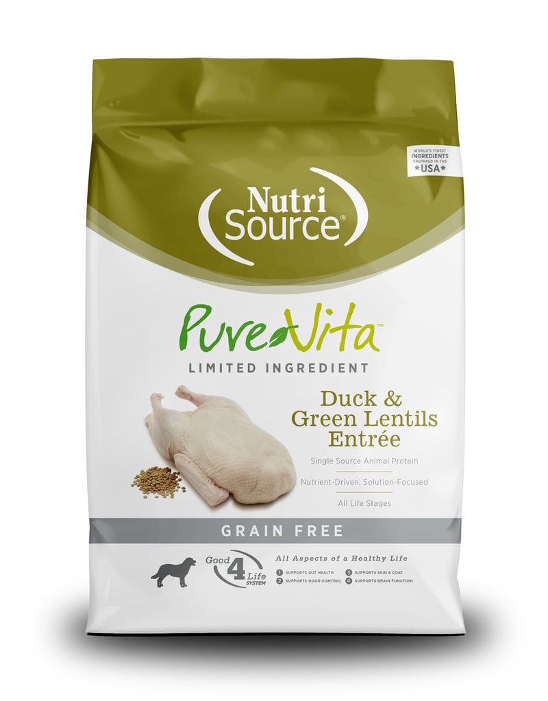 NutriSource NutriSource Pure Vita Duck and Green Lentils