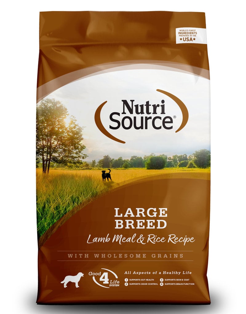 NutriSource NutriSource Large Breed Lamb & Rice 30 lb