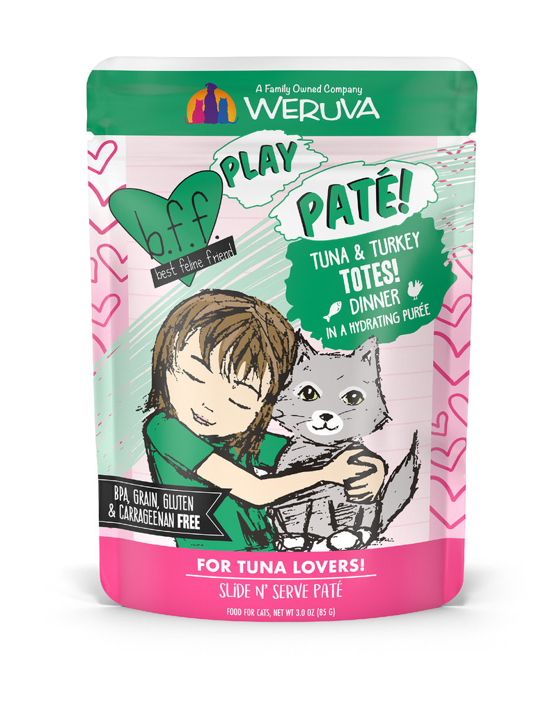 Weruva Weruva Cat B.F.F. Play  2.8oz Tuna & Turkey