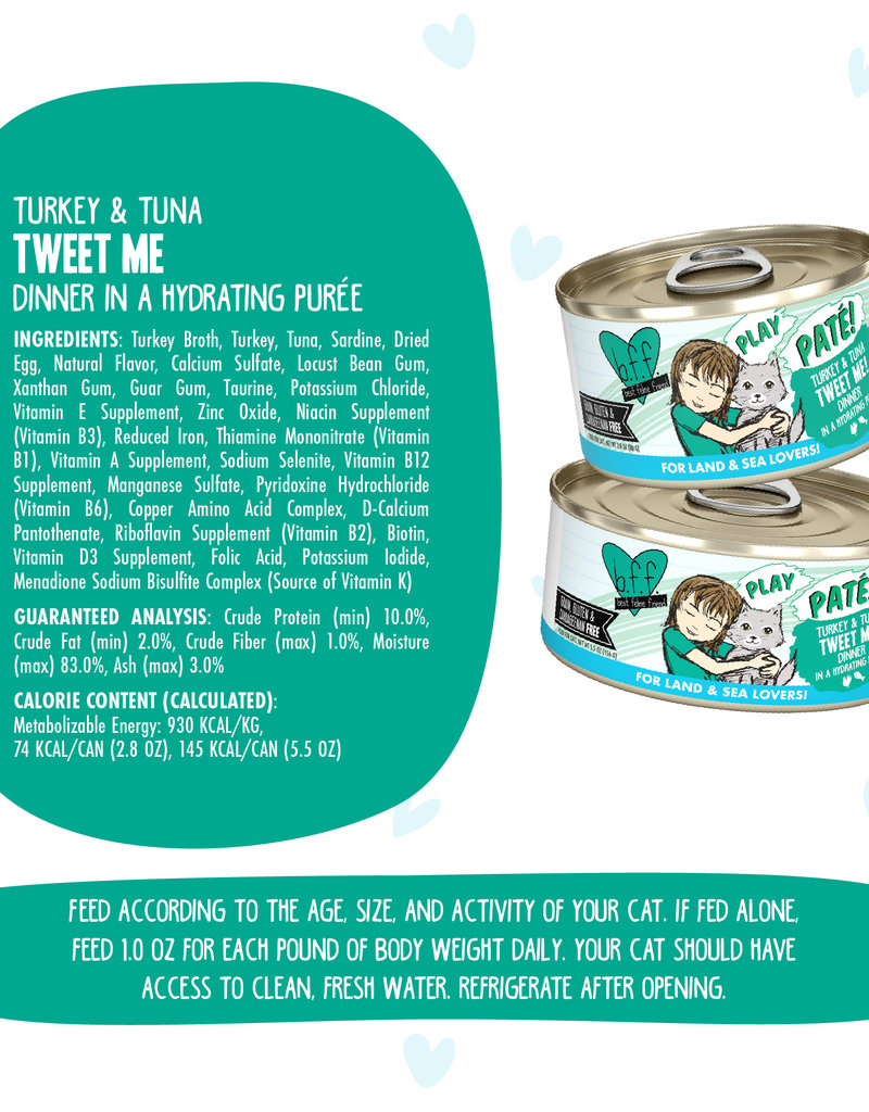 Weruva Weruva B.F.F. O.M.G.  Tuna & Turkey Tell 5.5oz