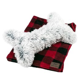 Tall Tails Tall Tails Blanket Plaid Large Bone Gift