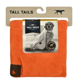 Tall Tails Tall Tails Cape Towel Orange Bone 27x27"