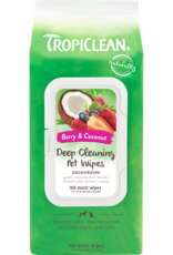 Tropiclean TropiClean Deep Cleaning Deodorizing Wipes 100ct