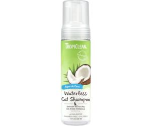 TropiClean Waterless Cat Shampoo Tabby Jack's Pet Supplies