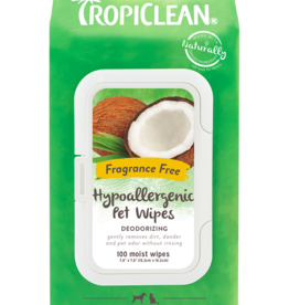 Tropiclean TropiClean Hypoallergenic Wipes 100ct