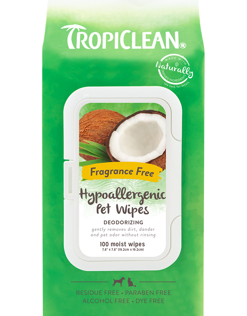 Tropiclean TropiClean Hypoallergenic Wipes 100ct