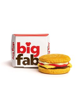 FabDog FabDog Super Squeaker Cheeseburger
