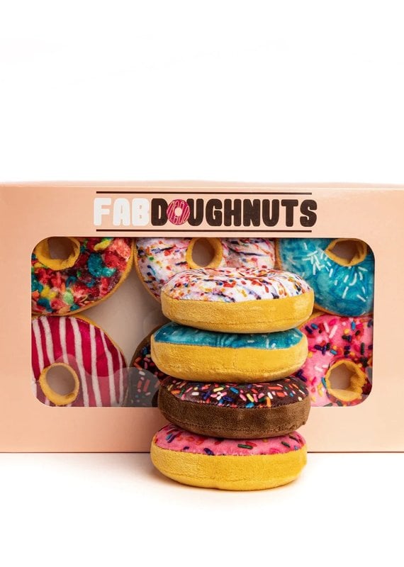 FabDog FabDog Box of Doughnuts 6pk