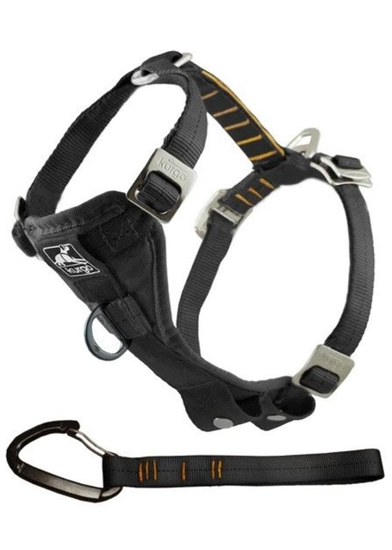 Kurgo Kurgo Harness w/ Tether Bk Es Sm