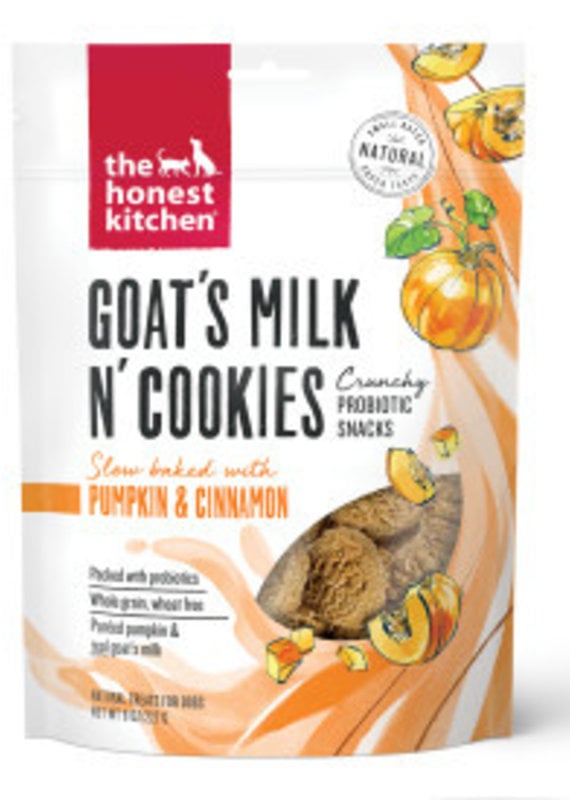 Honest Kitchen Honest Kitchen Goat Milk Cookies Pumpkin 8oz