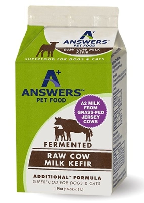 Answers Pet Food Answers Raw Cow Milk Kefir 1 Pint