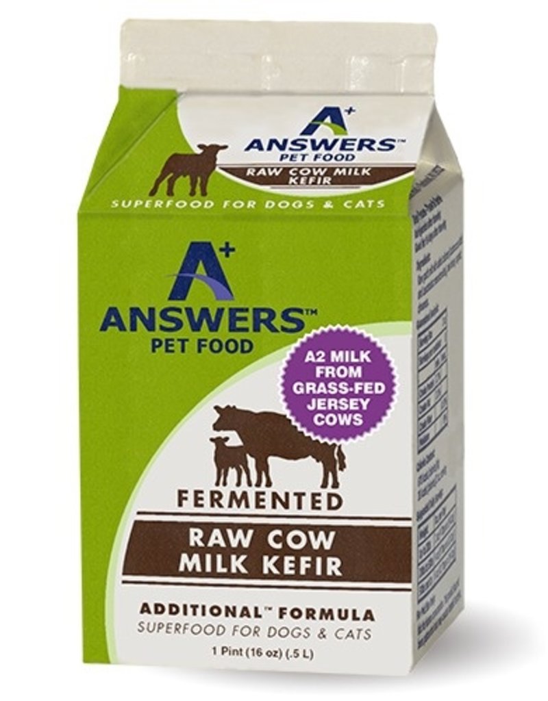 Answers Pet Food Answers Raw Cow Milk Kefir 1 Pint