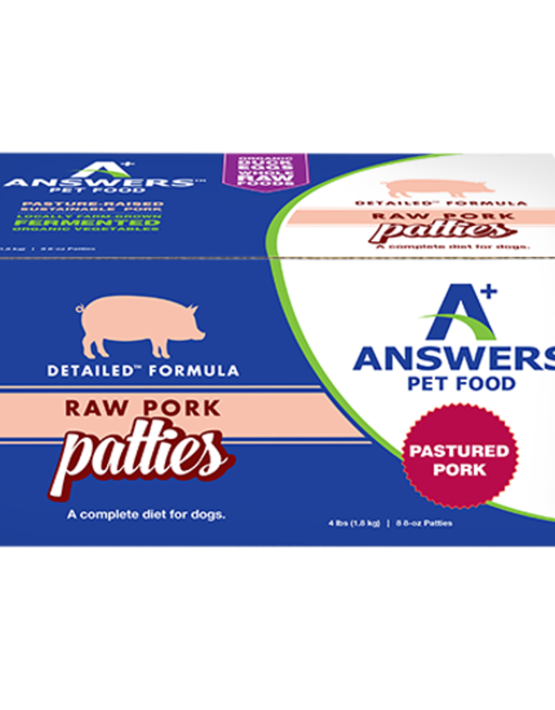 Answers Pet Food Answers Detailed Patties