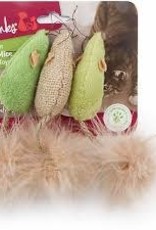 Pet Link PetLink 3 Blind Mice w/Feather Tail 3pk