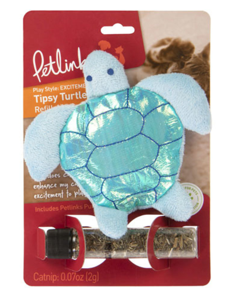 Pet Link Pet Link Tipsy Turtle Refillable Catnip Toy