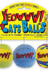 Yeoww Ducky World Yeowww! Catnip My Cats Balls 3pk