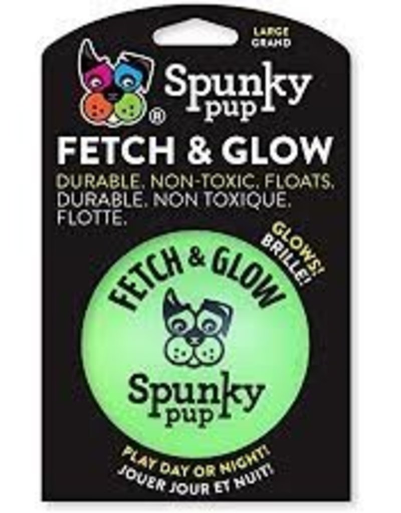 Spunky Pup Spunky Pup Fetch & Glow Large Ball