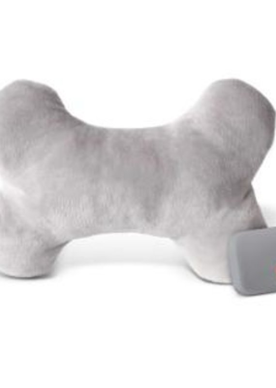 K & H Manufacturing K&H Mother's Heartbeat Bone Pillow Grey