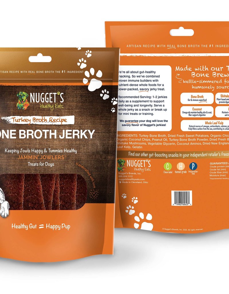 Nugget Bone Broth Jerky Turkey 5oz