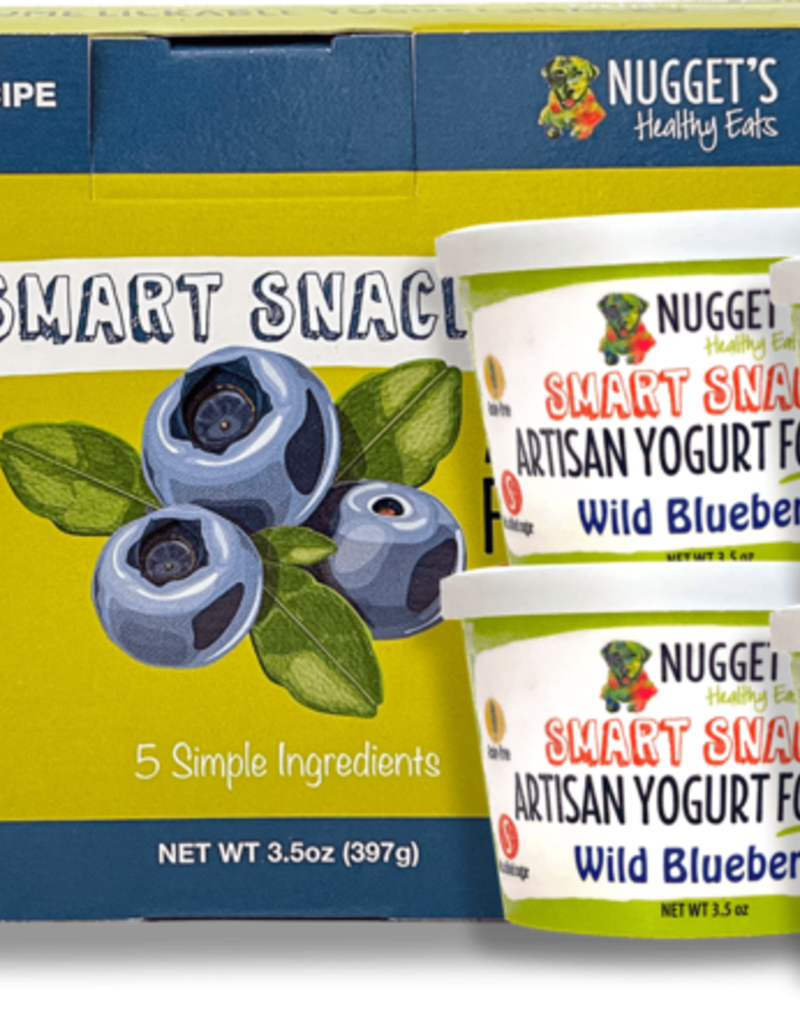 Nugget's Frozen Yogurt Blueberry 3.5oz 4 Pack