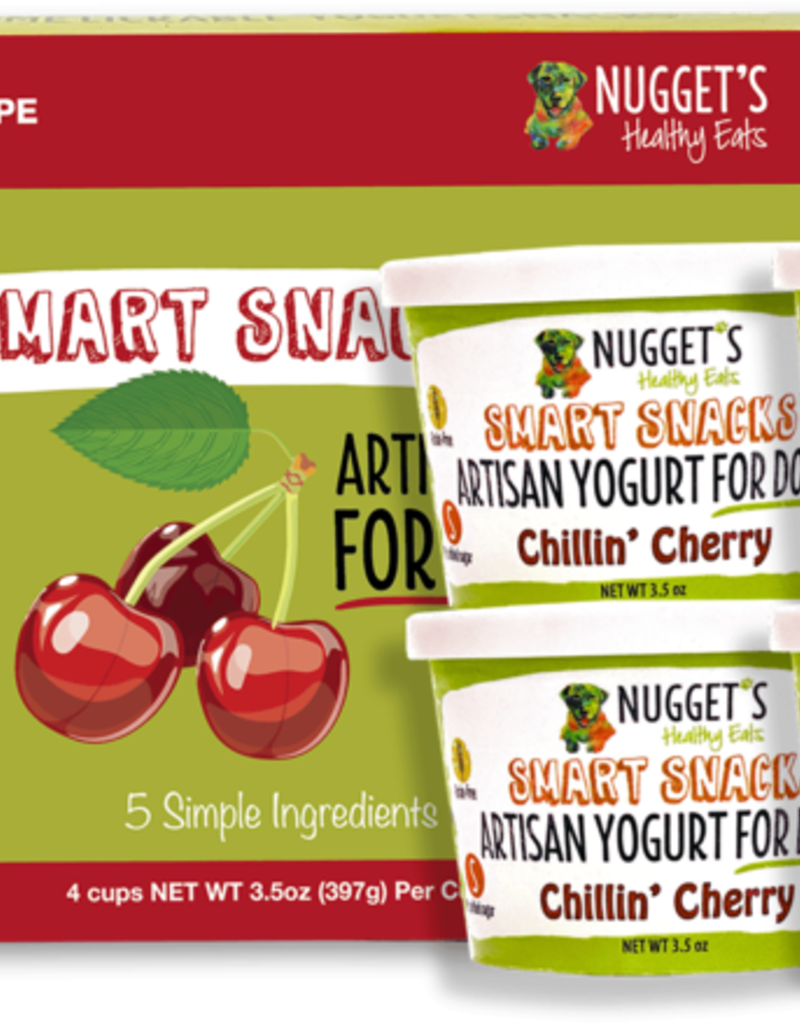 Nugget's Yogurt Cherry 3.5oz 4 Pack