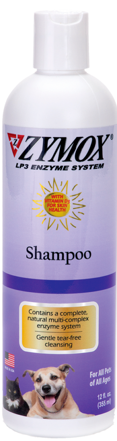 Zymox Shampoo w/ Vitamin D3 12oz - Tabby & Jack's Pet Supplies and